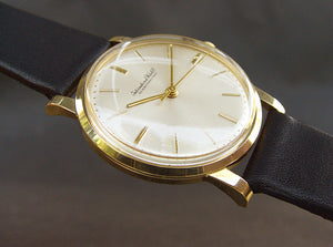 1963 IWC Schaffhausen 18K Gold Vintage Gents Swiss Watch Ref. 1205R