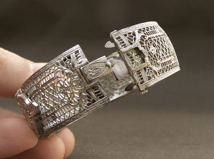 1933 ELGIN USA Ladies Art Deco Filigree Bracelet Watch
