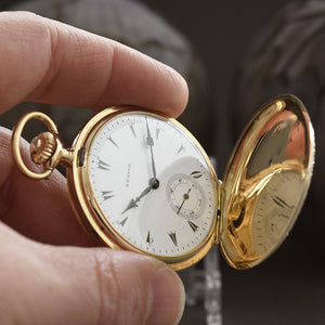 1922 ZENITH 14K Gold Ottoman Market Swiss Pocket Watch