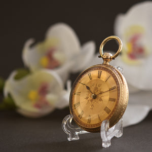 1850 C.F. MAGRATH 18K English Fusee Pocket Watch