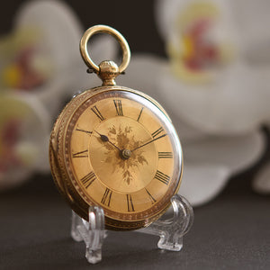 1850 C.F. MAGRATH 18K English Fusee Pocket Watch empressissi