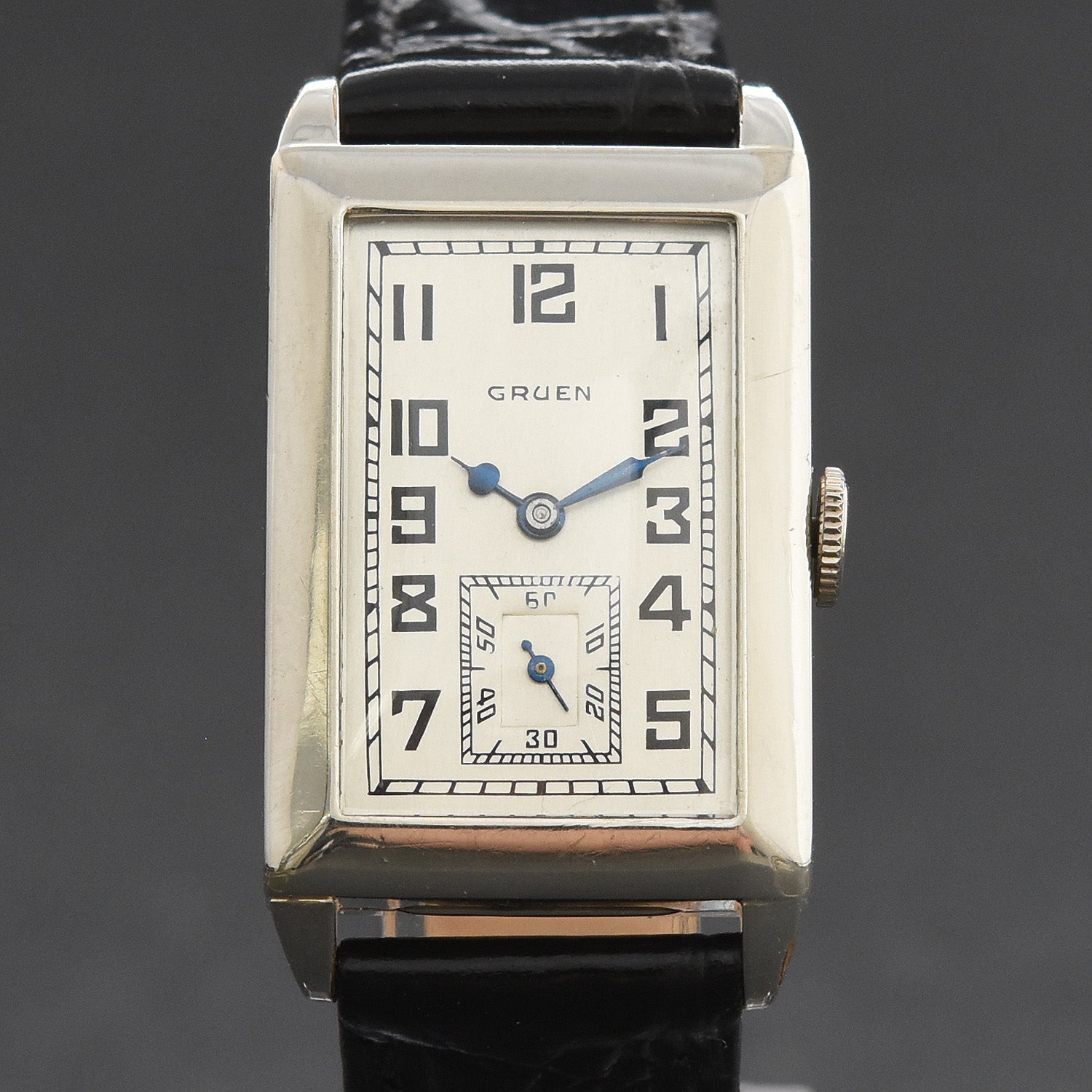 1929 GRUEN 'Quadron' Gents Art Deco Watch 157-8