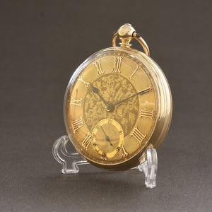 1865 C.B. Holliday CBH 18K English Fusee Pocket Watch
