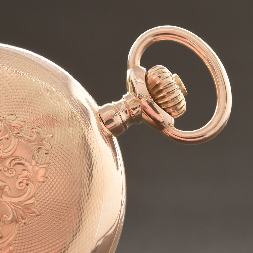 1904 OMEGA 14K Gold Large Hunter/Savonette Pocket Watch