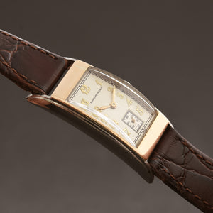 40s GIRARD-PERREGAUX 14K Gold/Steel Gents Dress Watch