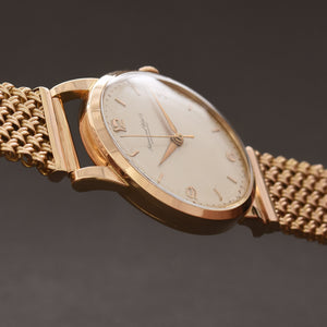 1958 IWC Schaffhausen Swiss Gents 18K Gold Watch w/Bracelet