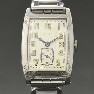 1928 GRUEN Guild Gents Classic Art Deco Watch