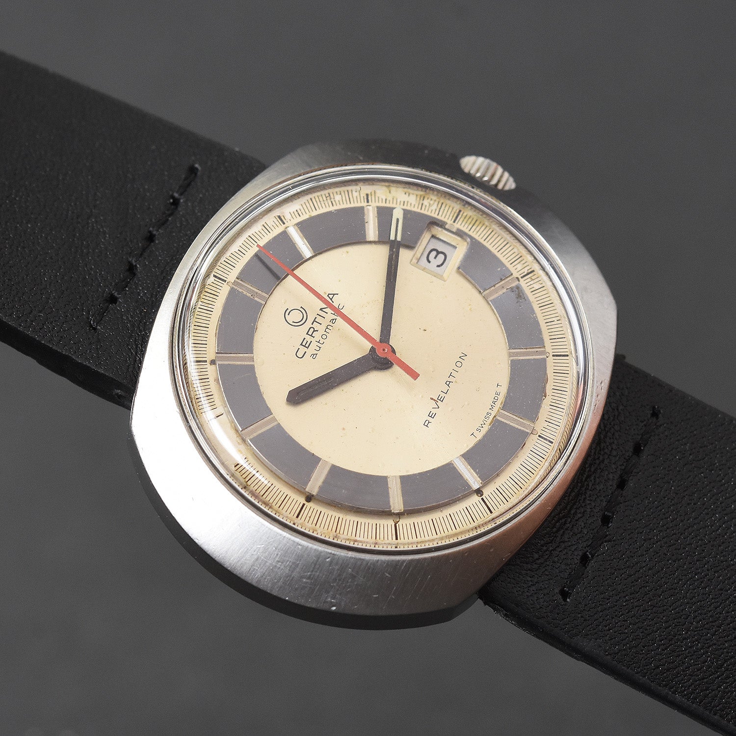 60s CERTINA 'Revelation' Automatic Date  Vintage Watch