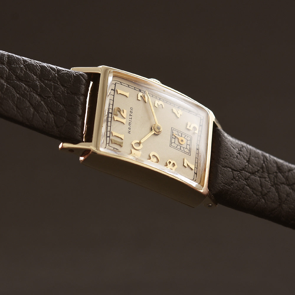 1952 HAMILTON USA 'Brock' 14K Gold Gents Dress Watch