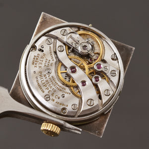 1951 PATEK PHILIPPE Ref. 2488 Carré Tortue Vintage Gents 18K Gold Watch