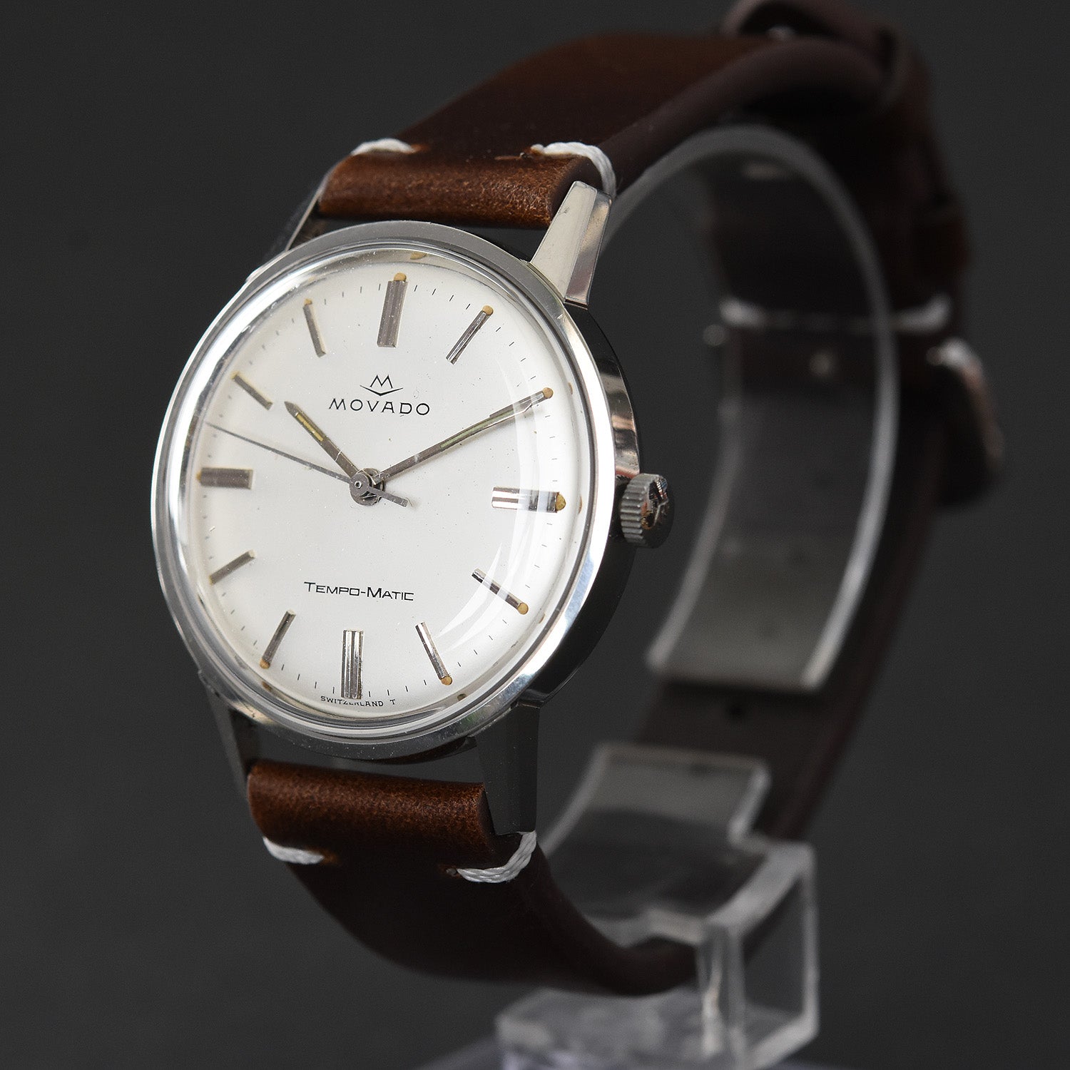 50s MOVADO Tempo-Matic Automatic Gents Vintage Watch
