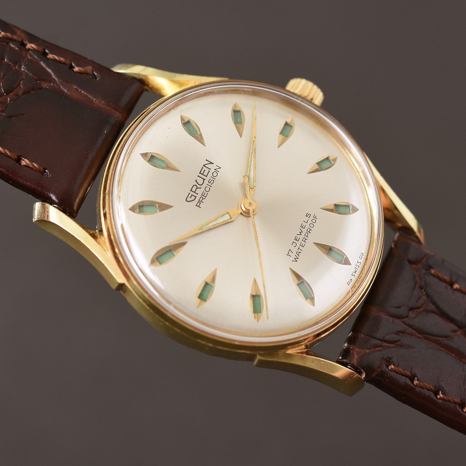 60s GRUEN Precision 'Day - Night' Gents Vintage Watch