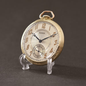 1934 WALTHAM USA G. 225 Art Deco Pocket Watch