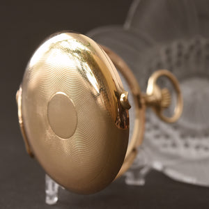 1907 IWC Schaffhausen 14K Gold Hunter/Savonette Pocket Watch
