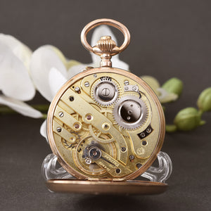 1905 MONOPOL 14K Gold Hunter/Savonette Swiss Pocket Watch