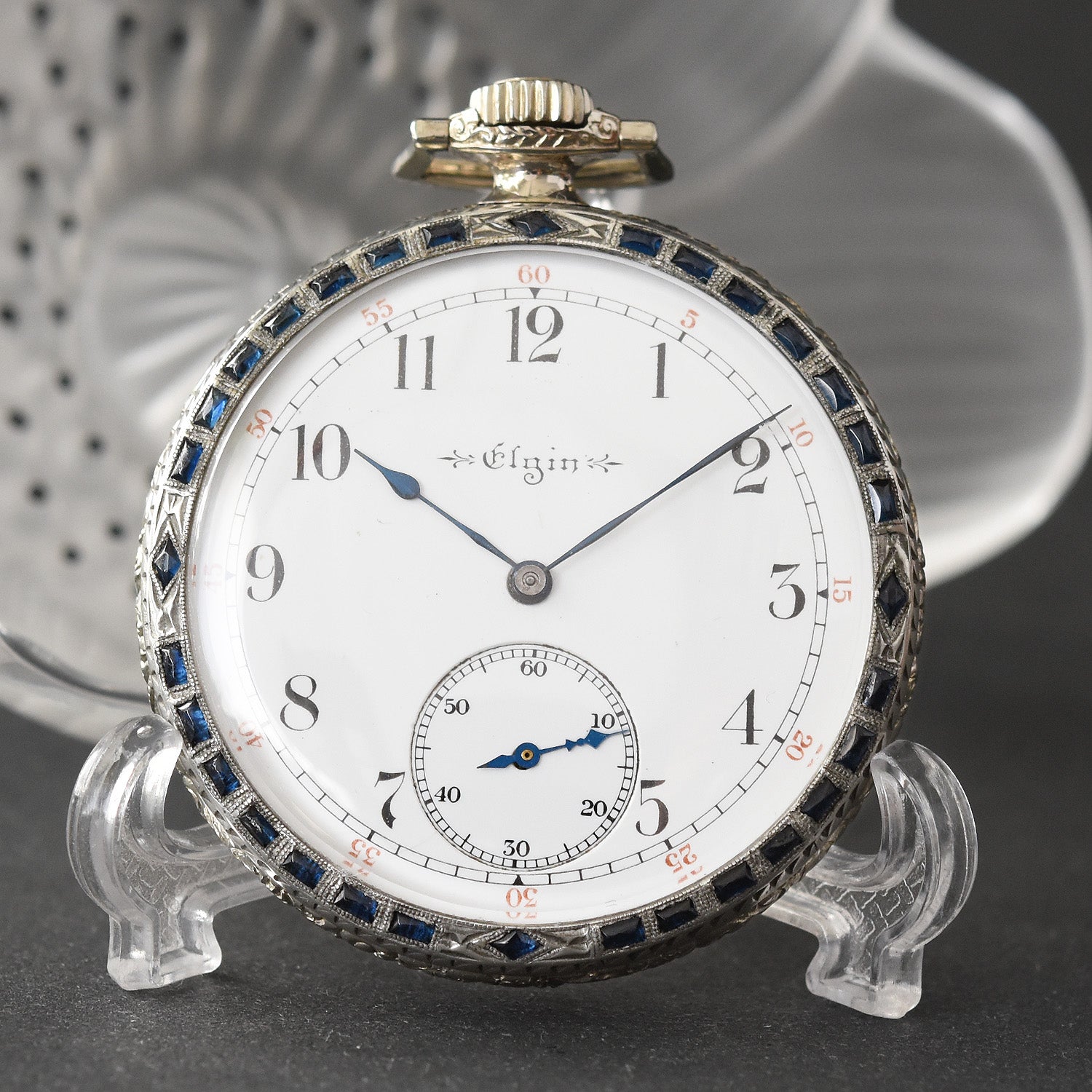 1904 ELGIN Grade 234 Decorated Bezel 12s Pocket Watch