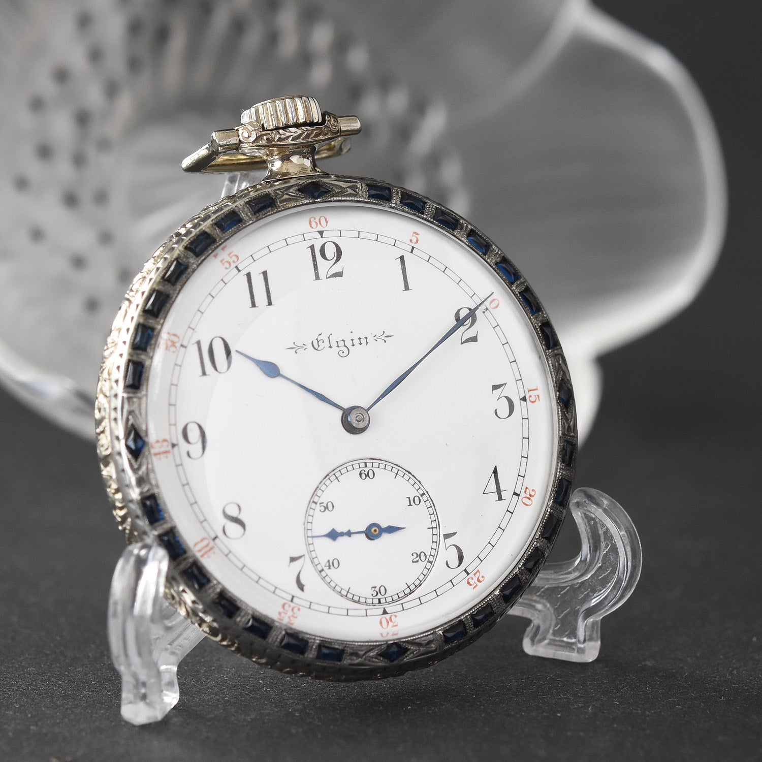 1904 ELGIN Grade 234 Decorated Bezel 12s Pocket Watch