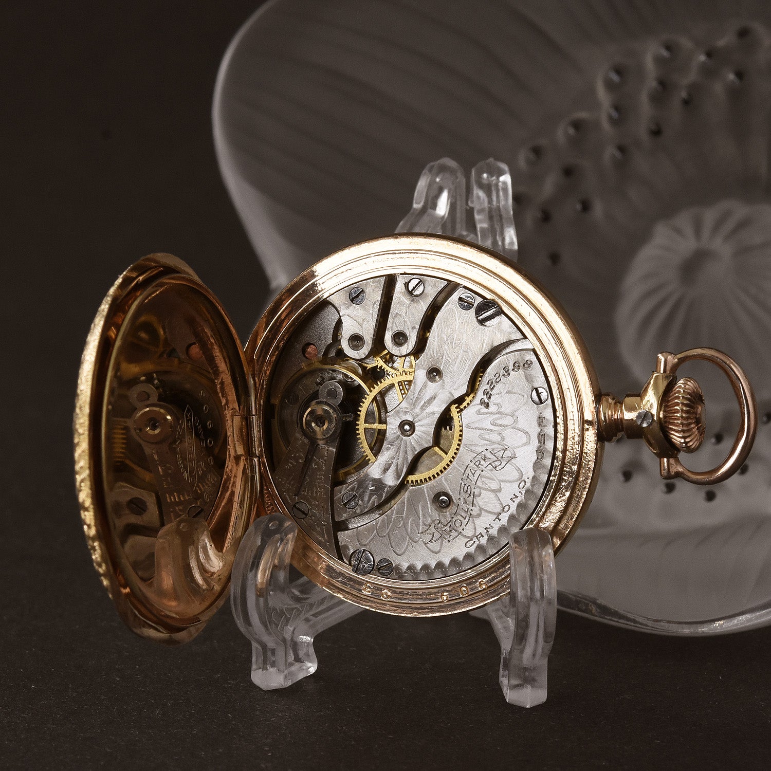 1906 HAMPDEN 'Molly Stark ' 3/0s Ladies Hunter Pocket Watch