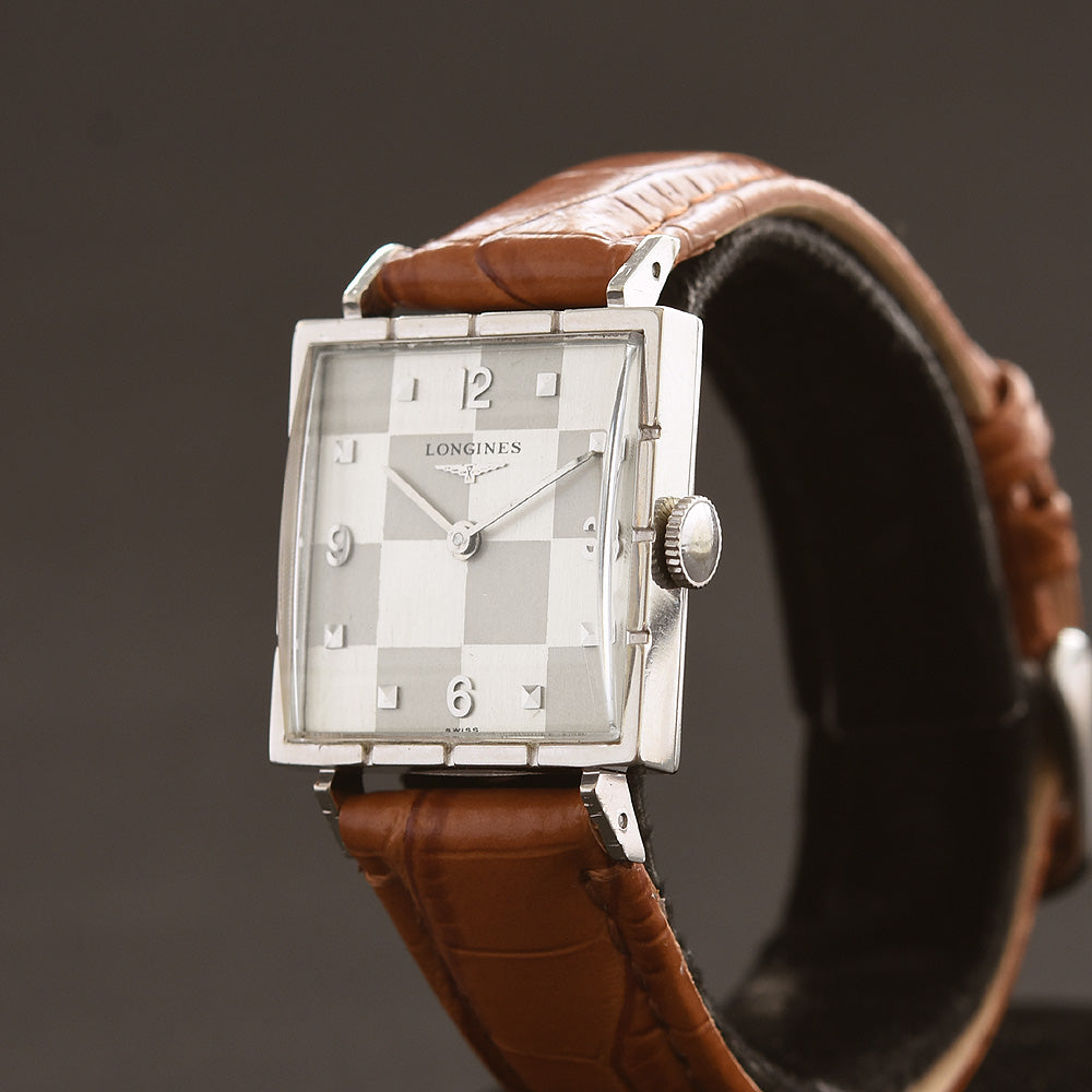 1957 LONGINES 'Checkers' Gents Vintage Dress Watch