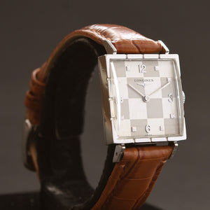 1957 LONGINES 'Checkers' Gents Vintage Dress Watch