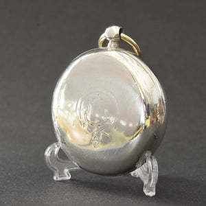 1885 J.W. BENSON Early English KWKS Silver Pocket Watch