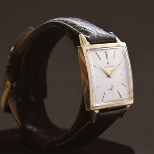 1958 HAMILTON USA 'Courtney' 14K Gold Gents Dress Watch
