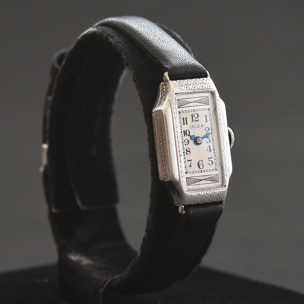 20s GRUEN Ladies Art Deco Sterling Watch