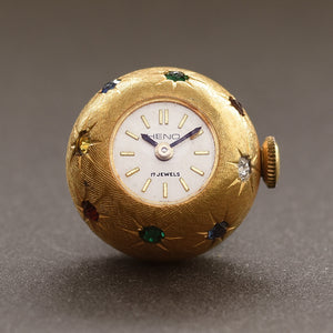 60s HENO Swiss Ladies Vintage Pendant Ball Watch