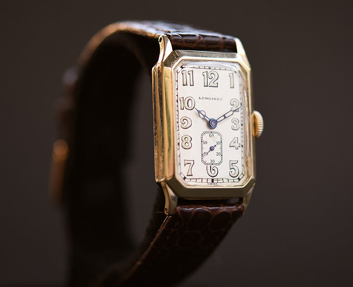 1930 LONGINES Gents Art Deco Vintage Dress Watch