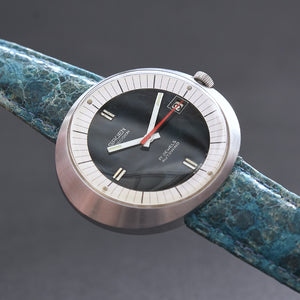 60s GRUEN Precision Autowind 'Dynamic' Date Stainless Steel Gents Watch