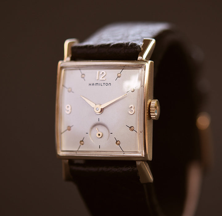 1956 HAMILTON USA 'Sinclair' 14K Gold Gents Dress Watch empressissi