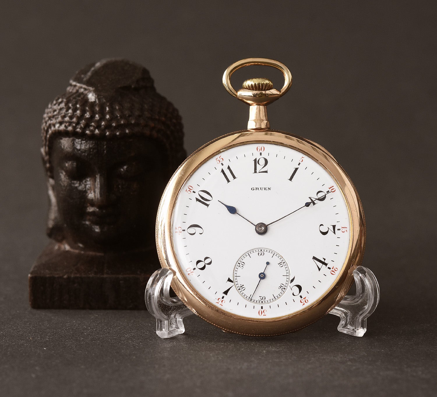 1900s GRUEN VeriThin Precision V4 Swiss Pocket Watch