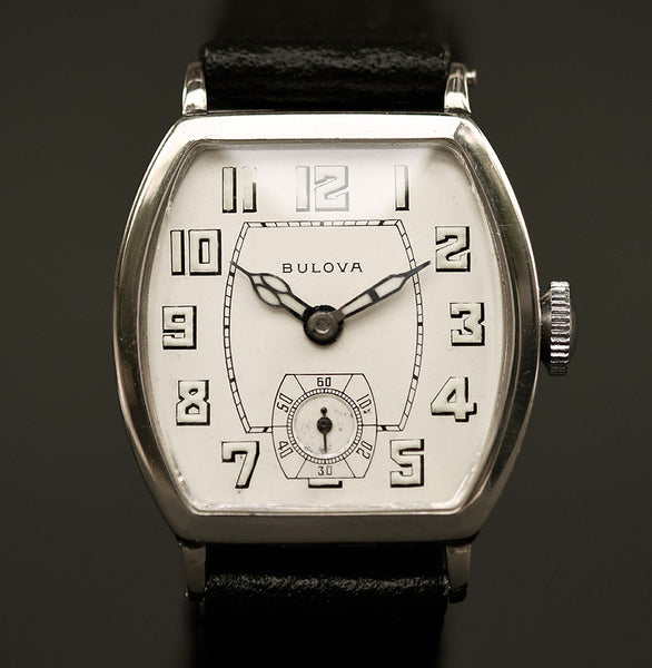 20s BULOVA 'Banker' Gents Art Deco Swiss Watch