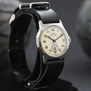 50s MIDO Multifort Powerwind Automatic Gents Military Style Watch