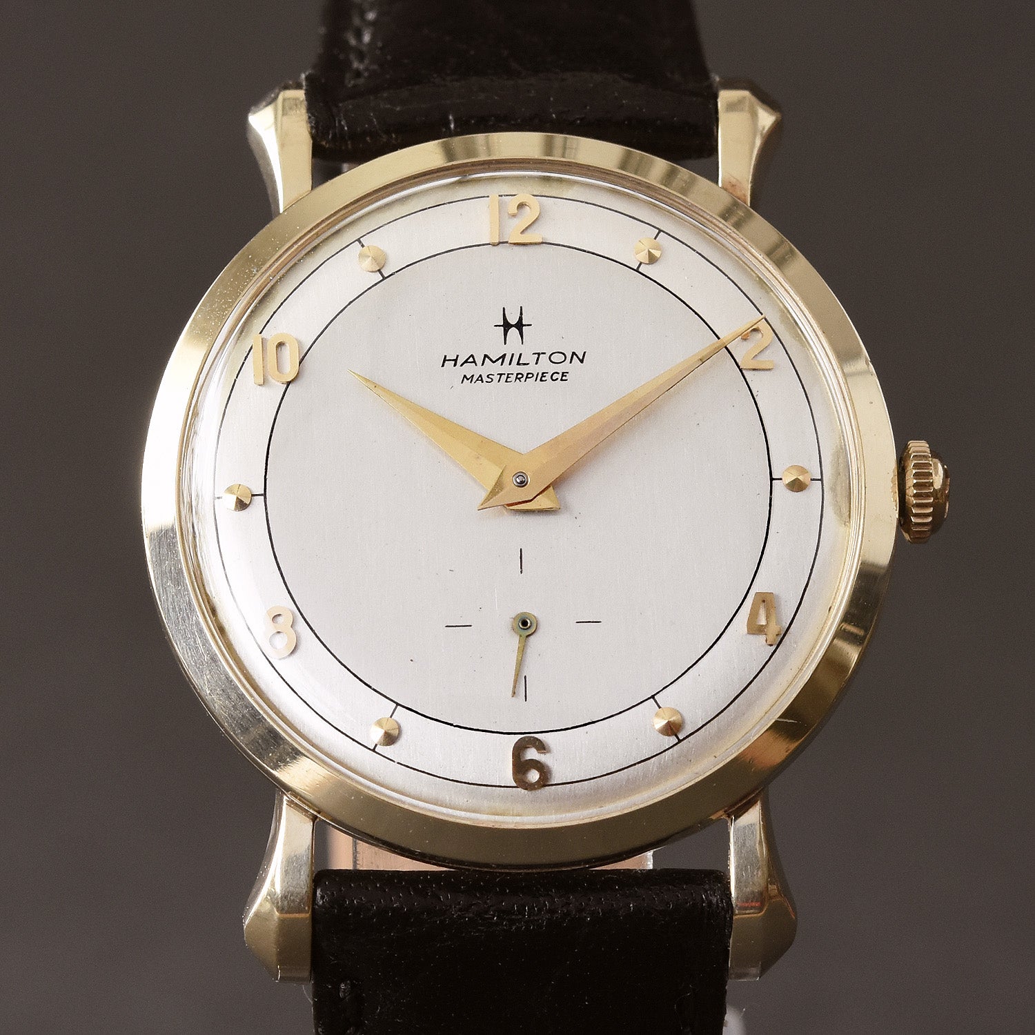 1958 HAMILTON USA 'ParkerB' 10K Gold Gents Dress Watch empressissi