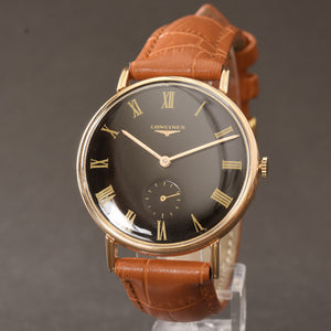 1957 LONGINES 18K Gold Gents Vintage Watch Ref. 5570