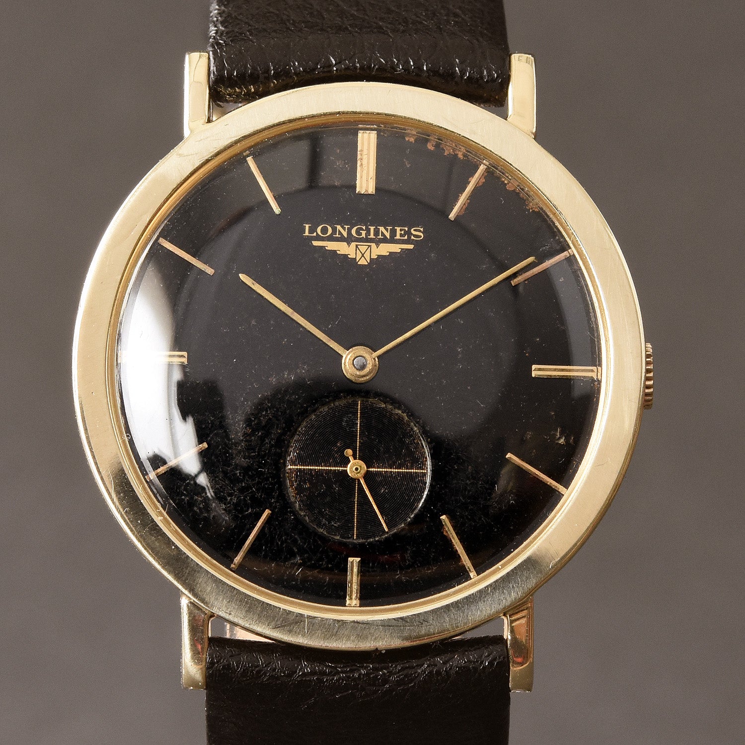 1956 LONGINES 'Pres. McKinley' Gents 14K Solid Gold Watch