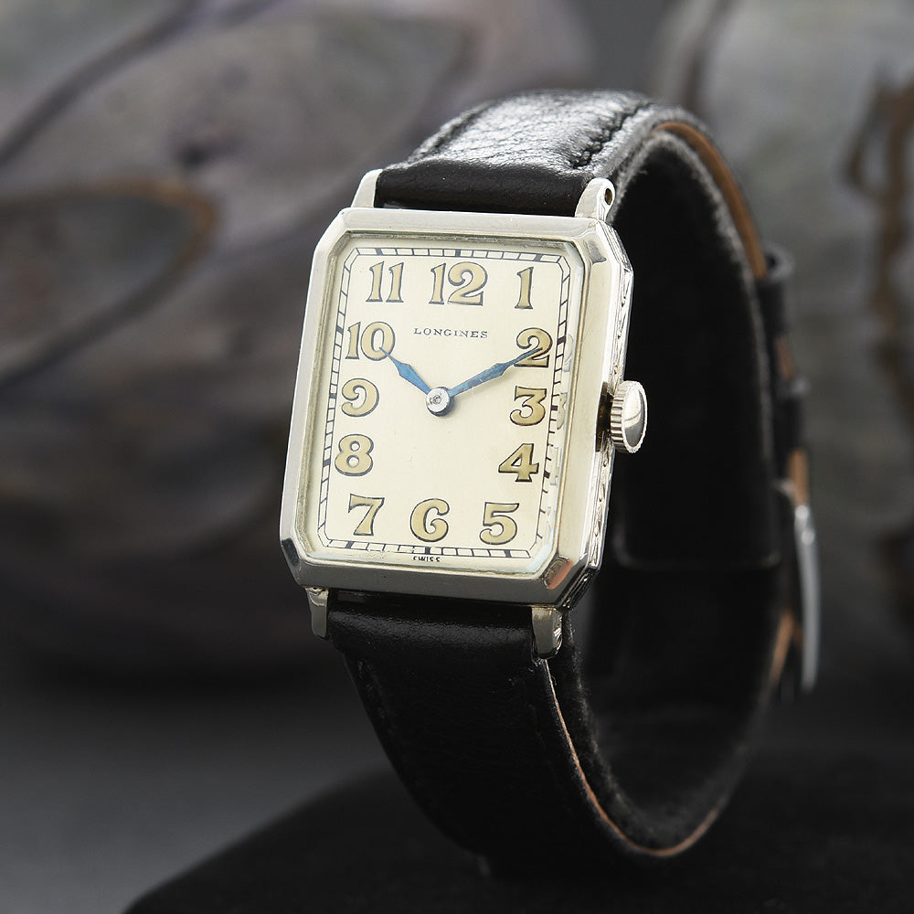 1926 LONGINES Gents Art Deco Octagon Watch