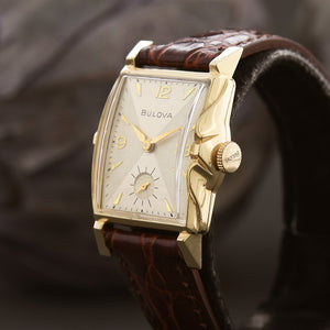 1951 BULOVA Swiss 14K Solid Gold Gents Vintage Watch