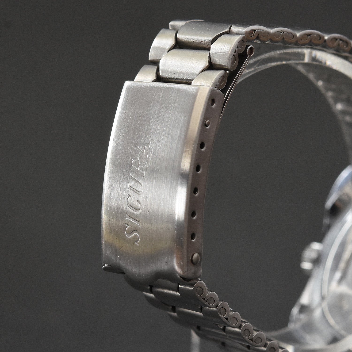 1974 SICURA Globetrotter 400m GMT World Time Swiss Vintage Watch