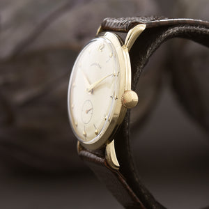 1955 HAMILTON USA 'Bradford' 14K Gold Gents Dress Watch