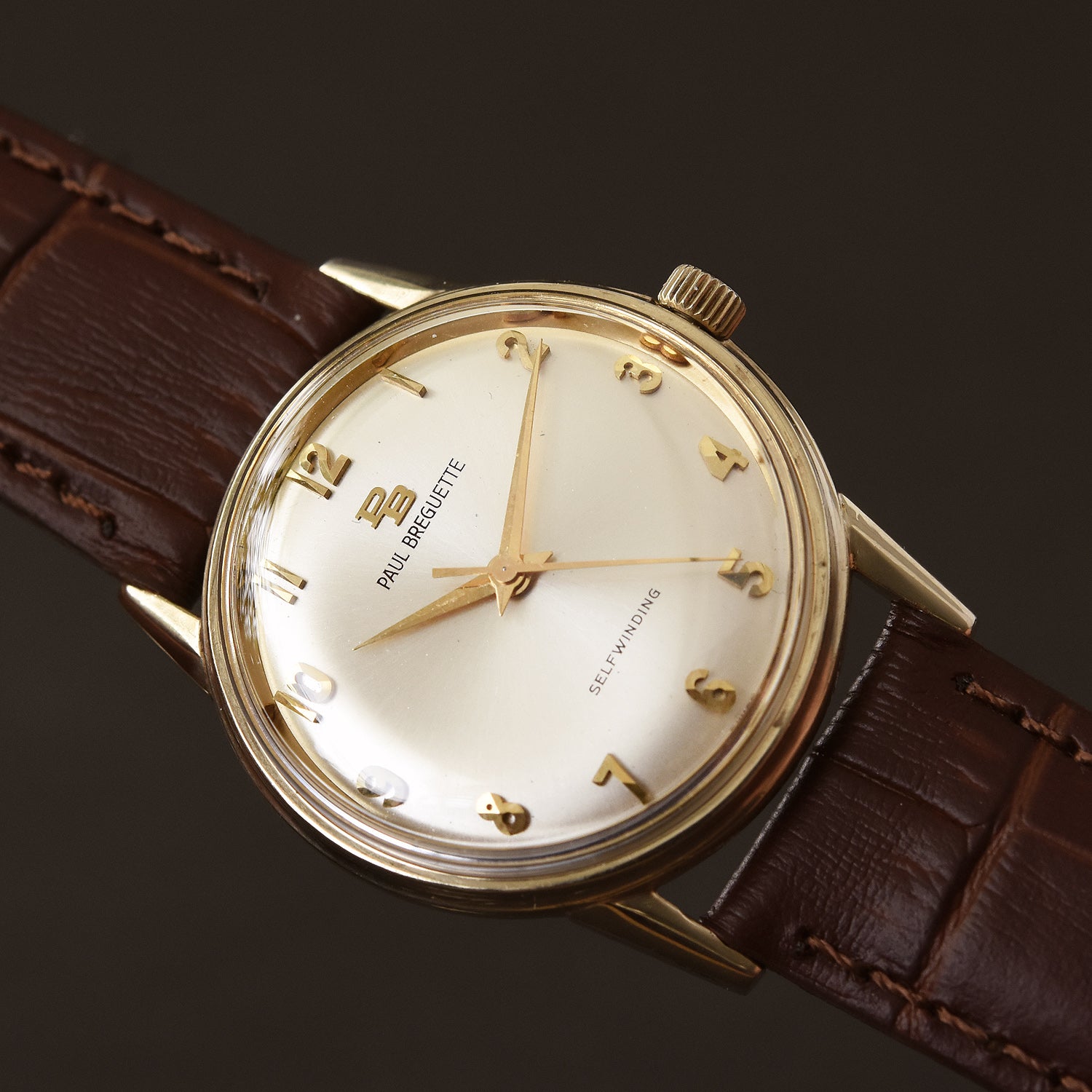 50s PAUL BREGUETTE Automatic Classic Gents Swiss Watch