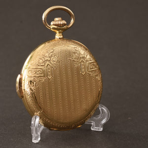 1920s ANGELUS Quarter Repeater 18K Gold Swiss Pocket Watch