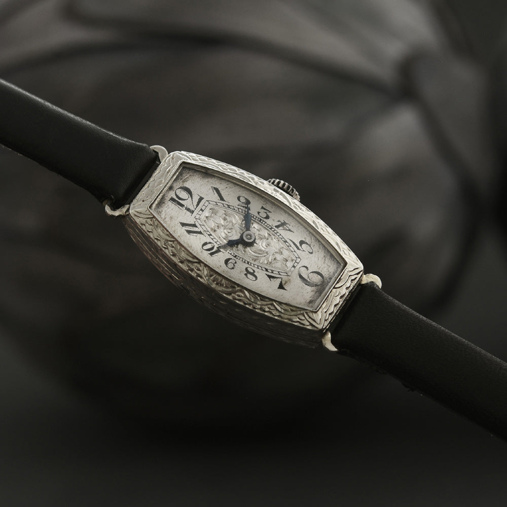 20s WILKA Ladies Art Deco 14K Gold Watch