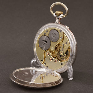 1912 IWC Schaffhausen Swiss Silver Pocket Watch