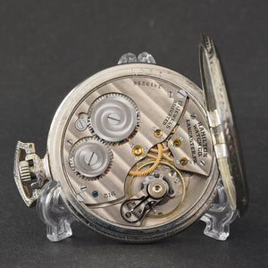 1935 HAMILTON USA G. 912 Art Deco Pocket Watch