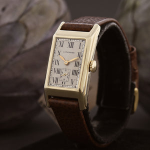 1939 LONGINES Gents 14K Solid Yellow Gold Vintage Watch