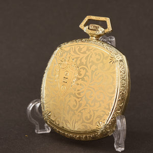 1922 ILLINOIS Burlington g. 275 Cushion Dress Pocket Watch