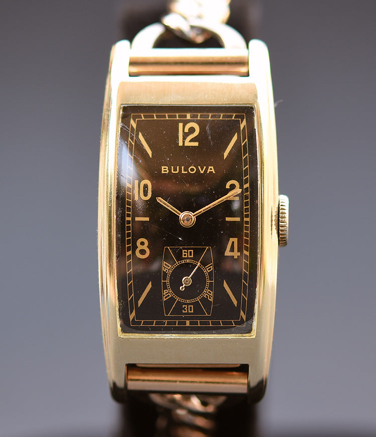 1937 BULOVA USA 'Minute Man' Gents Art Deco Watch
