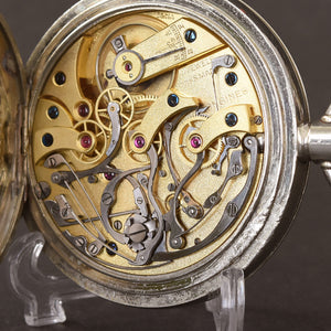1929 LONGINES 19.73N Hi-Grade Chronograph Pocket Watch